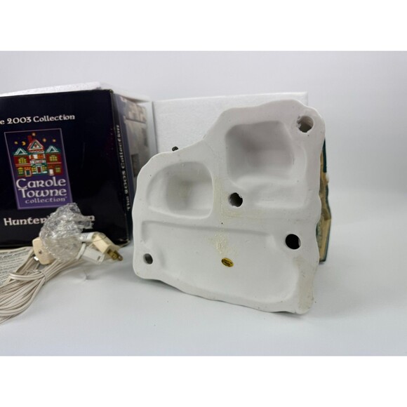 2003 LEMAX CAROLE TOWNE HUNTER'S HAVEN LIGHTED With Box - Picture 10 of 10